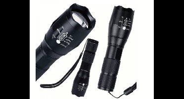 Deluxa Militaire Led Zaklamp Met Zoomfunctie - Tot 1000 Meter Zichtbaarheid