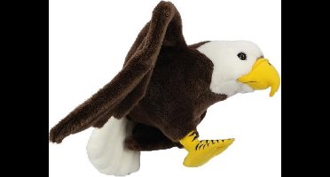 PIA Soft Toys - Pluche Knuffeldier Adelaar - staand - 50 cm