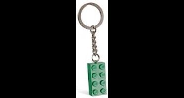 LEGO Classic Sleutelhanger Steen 2x4 Donkergroen