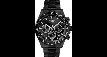 Hugo Boss Hero 1513754 Horloge - RVS - Zwart - Ø 43 mm