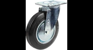 Westfalia Zwenkwielen 125 mm diameter met massieve rubberbanden
