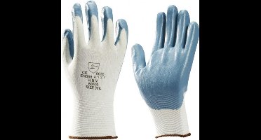 Nitril Grey Werkhandschoenen HBV - Maat L - Nitril Handschoenen