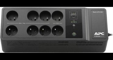 APC Back-UPS BE850G2-FR - Noodstroomvoeding 8x Penaarde(België), 850VA, 2 USB opladers, 1 USB datapoort