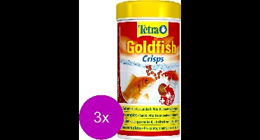 Tetra Visvoer Goldfish Crisps - Vissenvoer - 3 x 250 ml