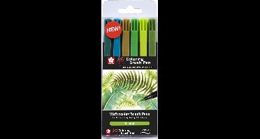 Sakura Koi Coloring Brush Pen set Botanical | 6 kleuren