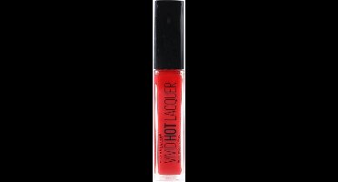 Maybelline Color Sensational Vivid Hot Lacquer - 70 So Hot - Lipstick lippenstift Rood Glans