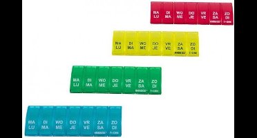 Able2 Anabox pillendoos weekbox - Kleuren Variable