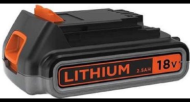 BLACK+DECKER Schuifaccu 18V, 2.5Ah Lithium-ion - BL2518-XJ