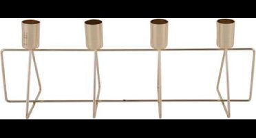 Kandelaar 4 in a row goud pt