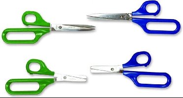 Schaar met 1 groot oog afgerond 45mm L