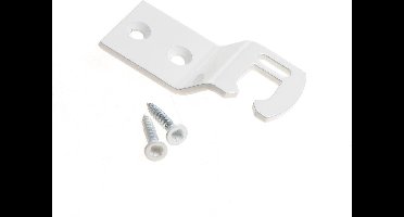 Dulimex SH 864B Sluithaak / naar binnen rechts / staal wit geëpoxeerd