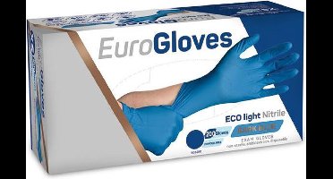EuroGloves ECO light Nitrile 200 stuks DARK BLUE