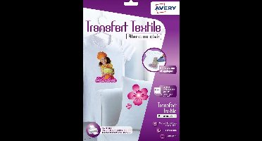 transferfolie Avery t-shirt A4 transparant doos a 8 vel
