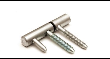 Inboorpaumelle - Mat chroom - Staal - Dulimex - Dulimex inboorvoor houten kozijnen mat chroom