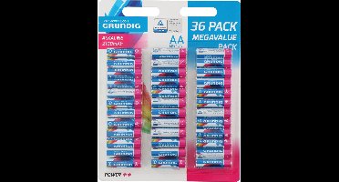Grundig - Batterijen - AA - 36 stuks