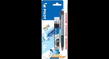 Pilot Frixion - Clicker Zwart 0.5 + 3 vullingen - op blister