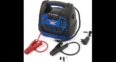 Professionele Auto Startbooster, Jumpstarter Accu Booster, 230 V, 12 V, 22 Ah