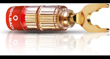 OEHLBACH Solution Spade spade Goud kabel-connector