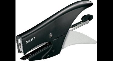 Leitz WOW Niettang Werkt met Leitz Nietjes Nr.10 - Capaciteit Van 15 Vel - Voor Kantoor En Thuiswerken - Ideaal Voor Thuiskantoor - Zwart