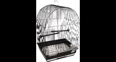 Vogelkooi Alor Zwart - Zwart - 34.5 x 28 x 48.5 cm