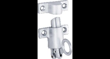 Artitec Wallebroek Raamknip Elegant met sluitkom mat chroom