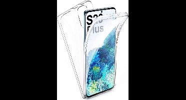 Hoesje geschikt voor Samsung S20 Plus - Transparant 360 Case + Ingebouwde Screenprotector