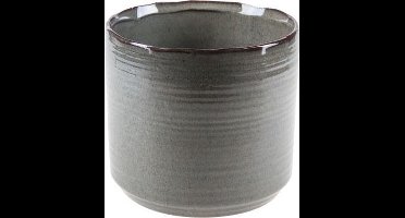 Cosy & Trendy Bloempot Aardewerk - Ø16xH15cm - Groen