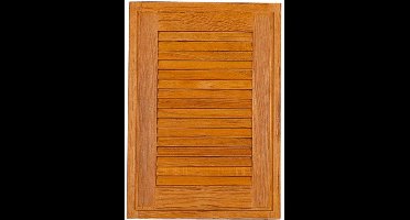 ARC Marine teakhouten Jalousiedeur met kozijn 38 x 61 cm