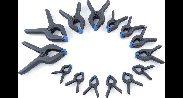 14 Delige Marktklemmen Set Van 75 tot 225 mm