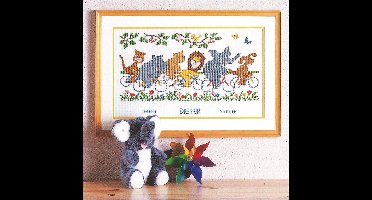 borduurpakket 70.436 jungle, dieren op de fiets, geboorte