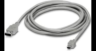 Phoenix Contact Adapterkabel 3.00 m USB type-A, USB type-B Mini 1 stuk(s) CABLE-USB/MINI-USB-3,0M