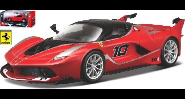 Bburago  FERRARI FXX-K rood/wit schaalmodel 1:24