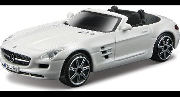 Bburago MERCEDES BENZ SLS AMG ROADSTER wit schaalmodel 1:43