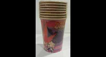 Feestbekers Ridder 250 ml 8 Stuks Multicolor