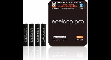 4 x AAA Panasonic Eneloop Pro batterijen - 930mAh