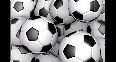 Kangaro bureau onderlegger - 38x58cm - Voetbal - antislip - met insteekvakken - K-0014D116