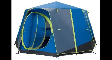 Coleman Octagon 8 - Familietent - 8 Persoons - Blauw/Lime