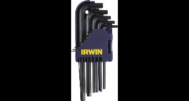 Irwin T10757 10-delige Inbussleutelset met kogelkop - 1,5-10mm