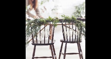 Decoratie huwelijk - Stoeldecoratie MR & MRS