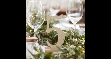 Ginger Ray - Ginger Ray - Houten tafel nummers 1-12