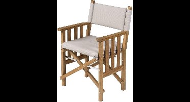 Regisseursstoel II Teak Premium met Forza Sand kussenset (Geolied)
