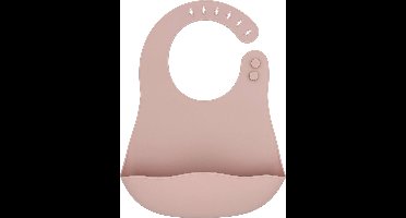 Youly® siliconen slabbetje met opvangbakje - Baby Slabbetjes - Afwasbaar - Verstelbaar In 6 Maten - Roze