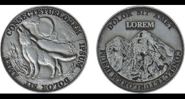 FaNaTtik Resident Evil Verzamelobject Collectable Coin Currency Limited Edition Zilverkleurig