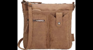 Beagles Arta Schoudertas - Dames Tas - Cognac