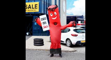 MikaMax Wavy Man Suit - Carnaval Pak - Opblaasbaar Kostuum - Verkleed Kleding - Verkleedkleren - Ingebouwde Ventilator - 630 gram