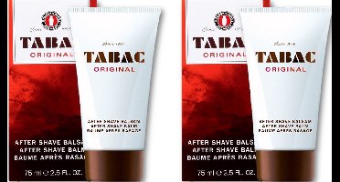 Tabac Original Aftershave Balm for Men - 2 x 75 ml