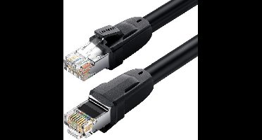 Ugreen - kabel - Internet netwerkkabel Ethernet patchkabel RJ45 Cat 6A UTP 1000Mbps - 10 - m - zwart - (70656)