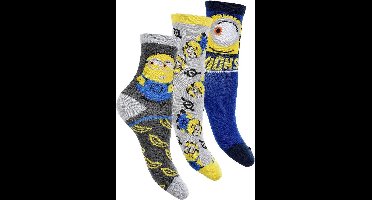 Minions - sokken Minions - 3 paar - maat 23-26