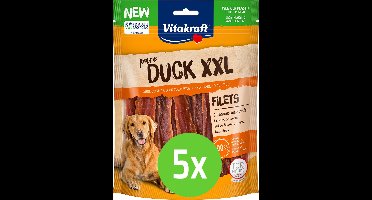 Vitakraft Duck XXL Eendenvleesstrips - hondensnack - 250 gram - 5 verpakkingen