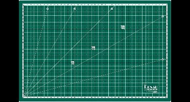 Donau Elektronik Snijmat (l x b) 450 mm x 300 mm Groen 1 stuk(s)